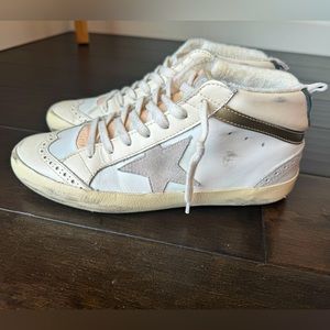 Golden Goose women’s mid-star sneakers